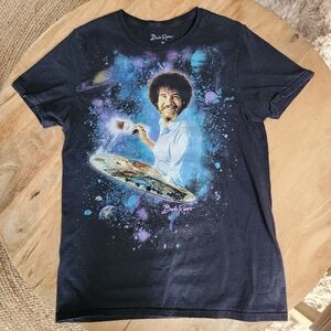 Bob Ross Black T-shirt
